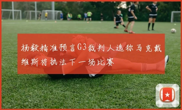 杨毅精准预言G3裁判人选称马克戴维斯将执法下一场比赛
