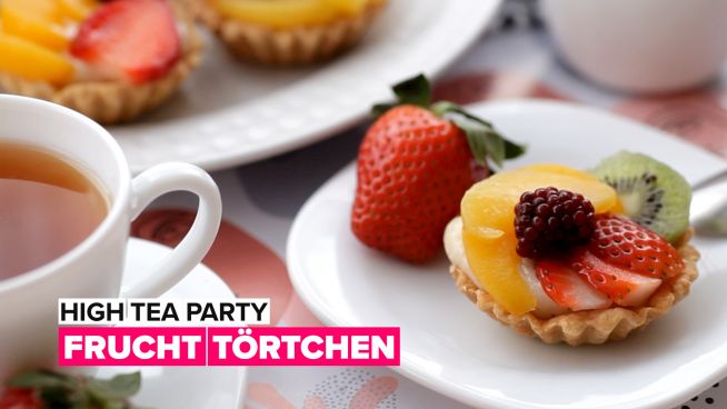 High tea party: Fruchttörtchen