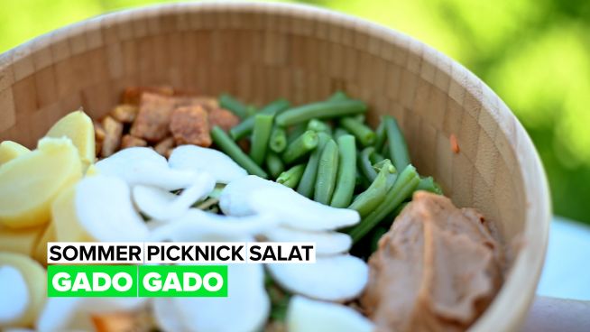 Sommer Picknick-Salate: Gado Gado